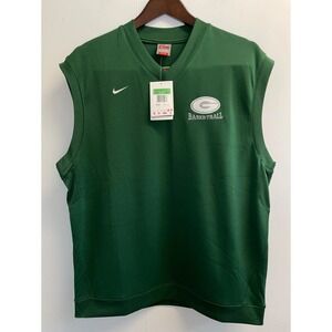 NEW Nike Team Basketball Men's Size XL V-neck Vest Green Georgia